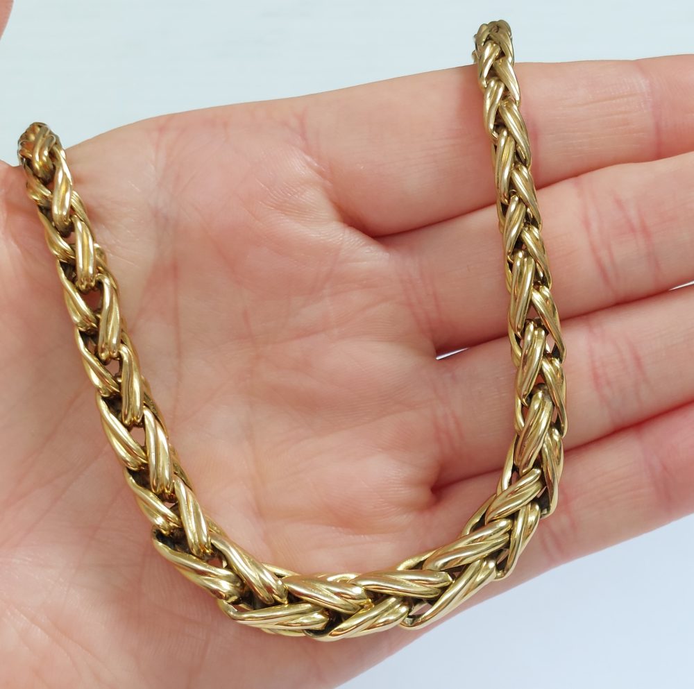 Vintage Gold Graduating Necklace