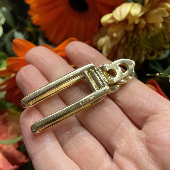 Vintage Italian Cartier 18ct Yellow Gold Cartier Money Clip