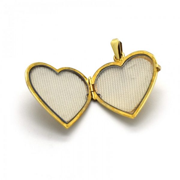 Vintage Italian Gold Heart Locket
