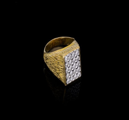 Vintage Kutchinsky Diamond 18ct Gold Ring