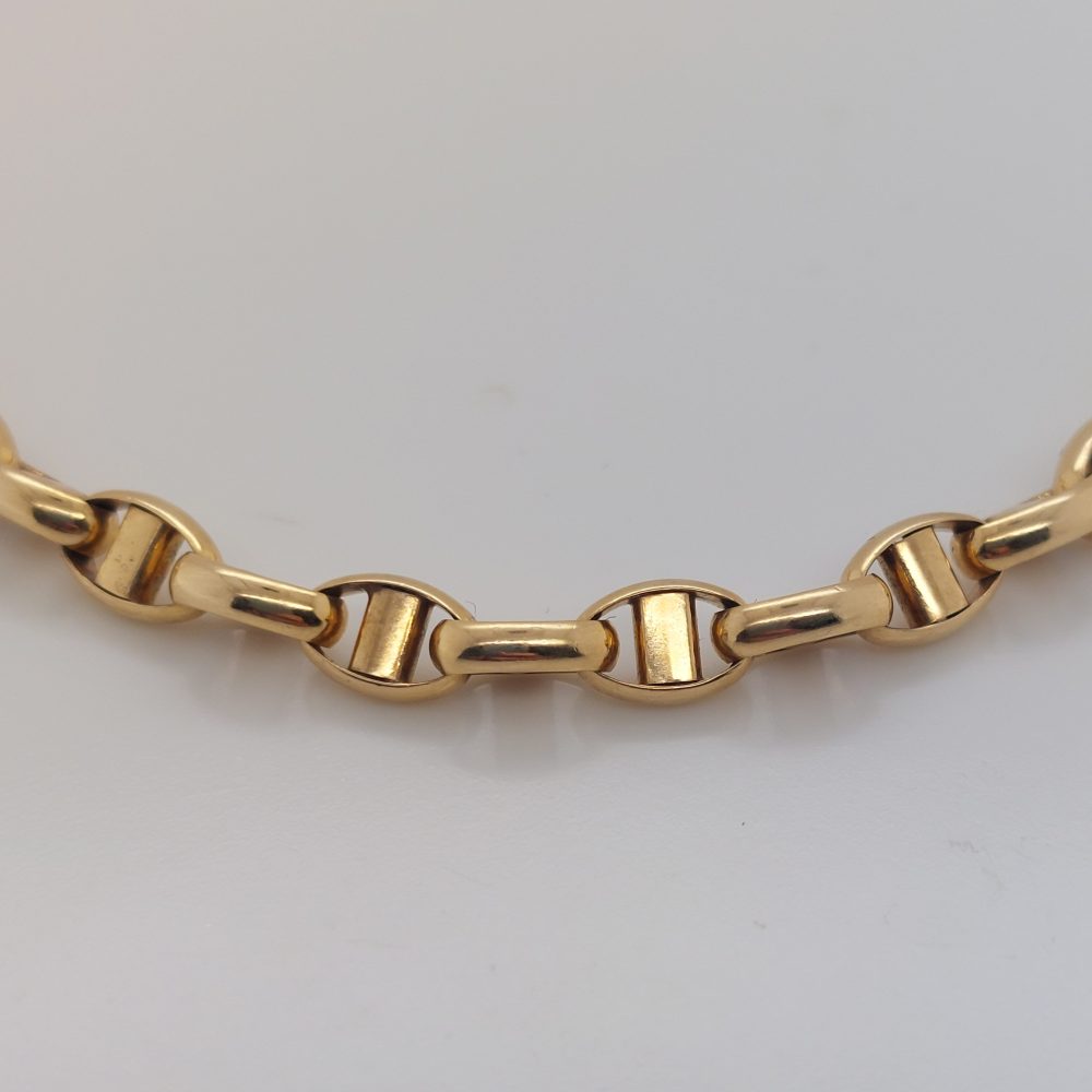 Vintage Mariner Link Gold Chain Necklace