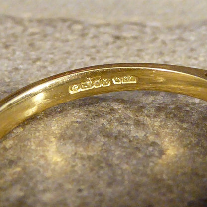 Vintage Old Cushion Cut 3.00ct Diamond Three Stone Ring