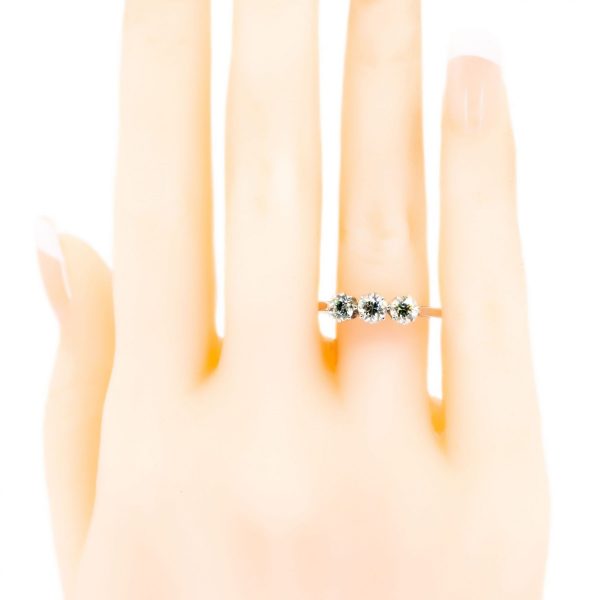 Vintage Old European Cut Diamond Platinum Ring