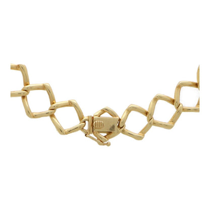 Vintage Paloma Picasso for Tiffany Diamond Gold Link Necklace