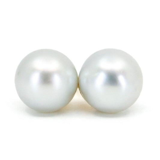 Vintage South Sea Pearl Gold Earrings
