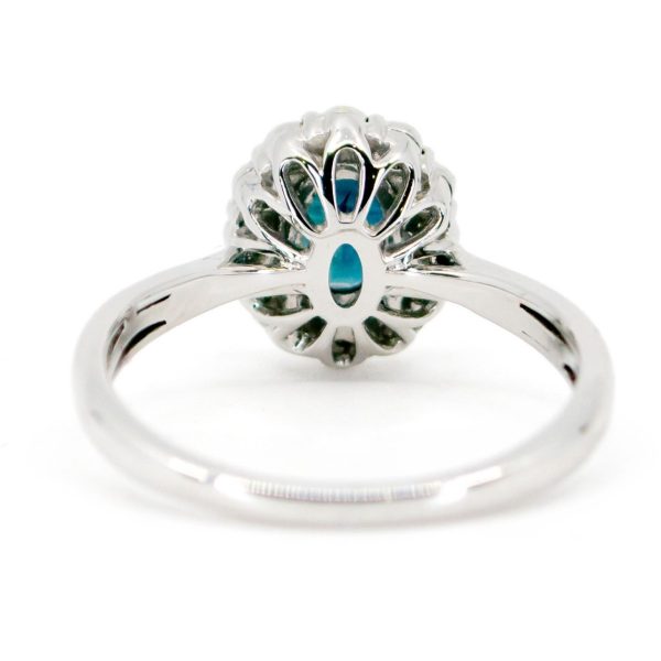 Vintage Style 1.20ct Sapphire Diamond Ring