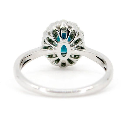 Vintage Style 1.20ct Sapphire Diamond Ring