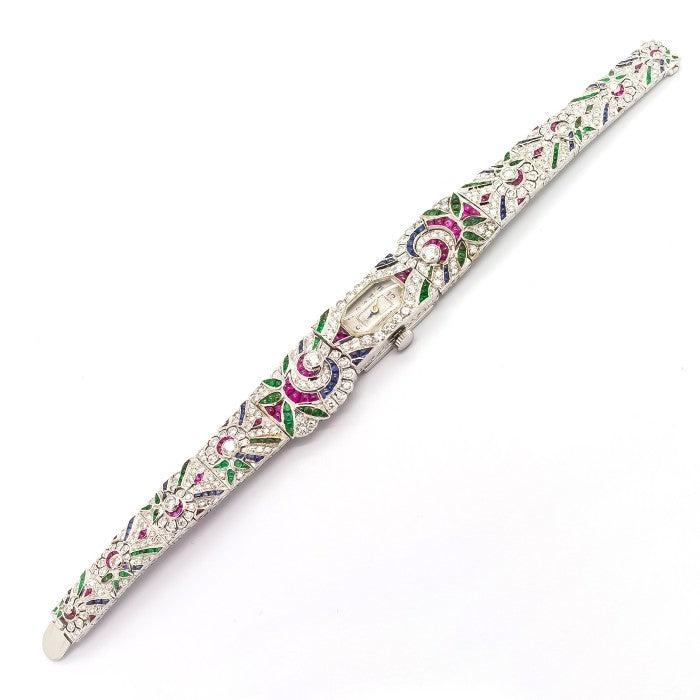 Vintage Tutti Frutti Diamond Cocktail Watch