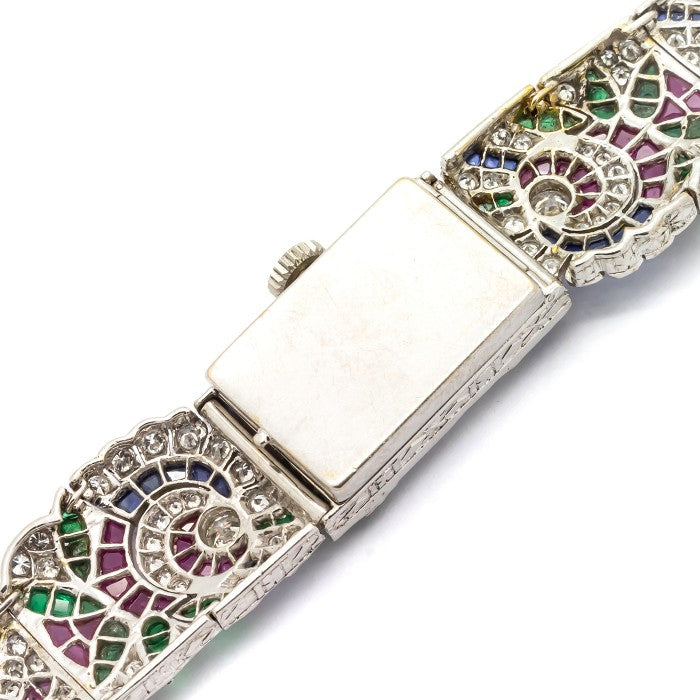 Vintage Tutti Frutti Diamond Cocktail Watch