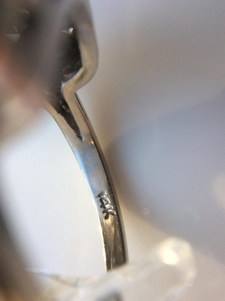 Vintage Three Row Diamond Ring