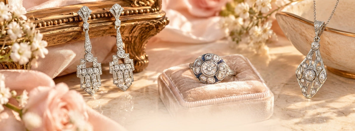 Vintage and Antique jewellery UK London Lapada fair 