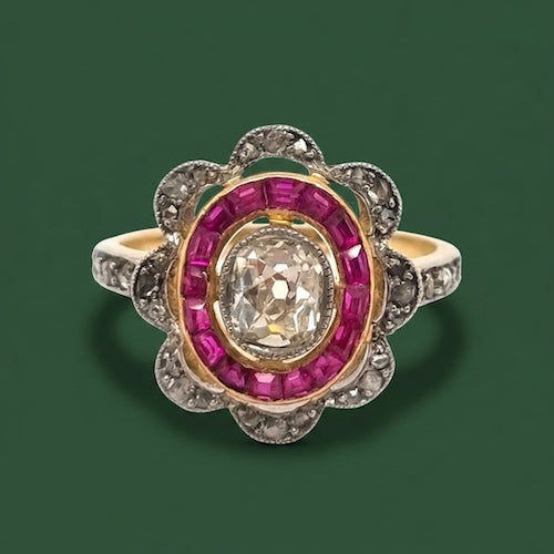 Vintage diamond rings UK 