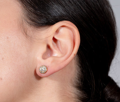 Cartier 18ct Gold & Diamond Earrings