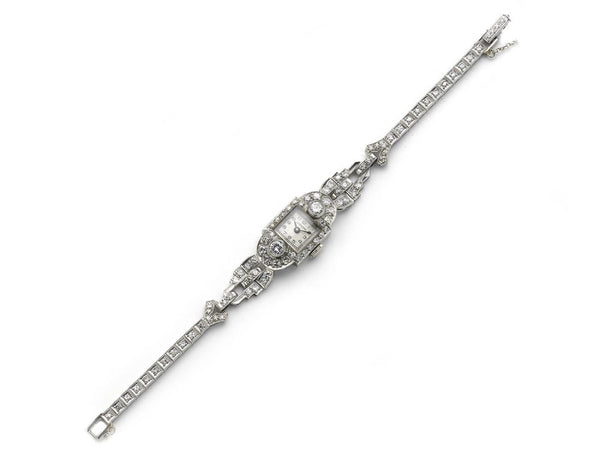 Lusserna Art Deco Diamond Cocktail Watch