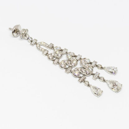 Diamond Drop Earrings, 9 Carats