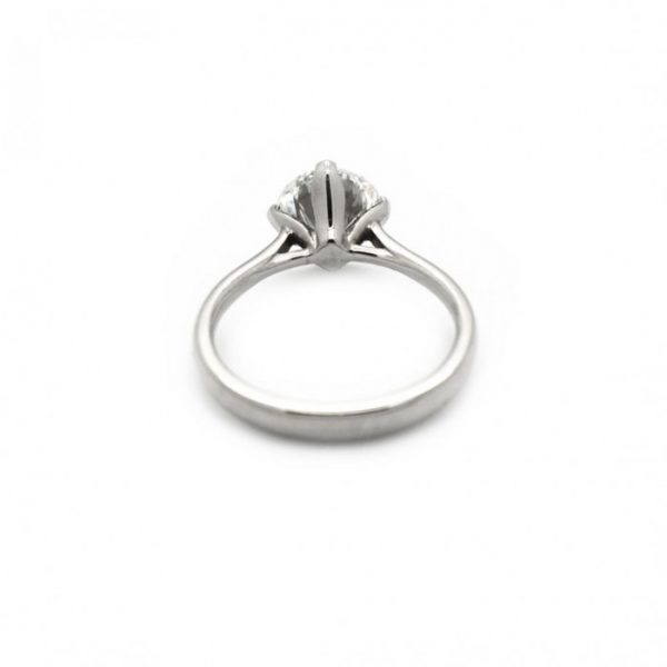 2.00ct Brilliant Cut Diamond Solitaire Ring, Platinum