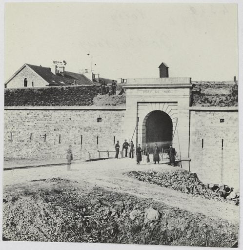 Antique 19th century Franco Prussian War Brass Engraved Signet Ring, with the inscription ' Fort Noisy ' and Engraved with date 1870-1871