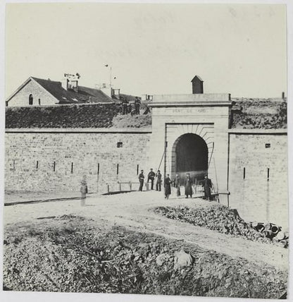 Antique 19th century Franco Prussian War Brass Engraved Signet Ring, with the inscription ' Fort Noisy ' and Engraved with date 1870-1871