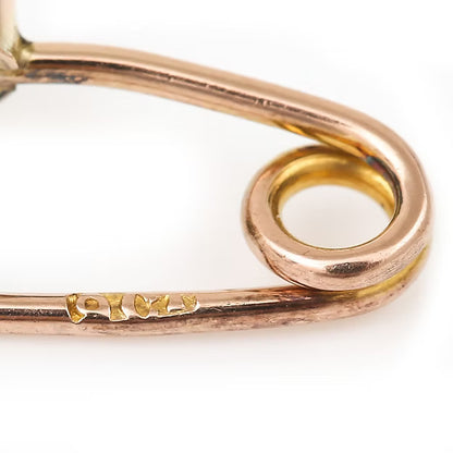 Edwardian Peridot, Citrine and Pearl Twin Heart Brooch, Circa 1910