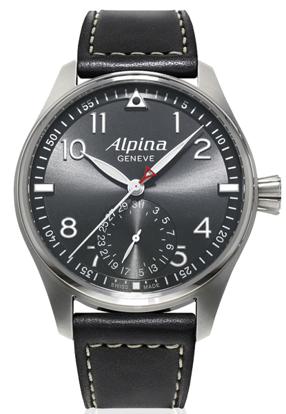 Alpina Luxury Watches Grey / Charcoal ALPINA â€˜Startimer Pilotâ€™ limited edition automatic 44mm watch AL-710G4S6