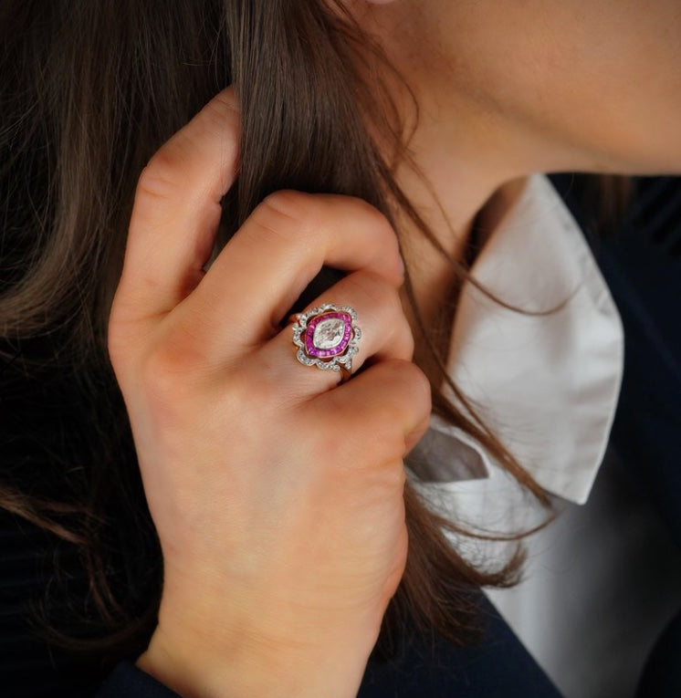 antique ruby ring