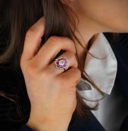 antique ruby ring