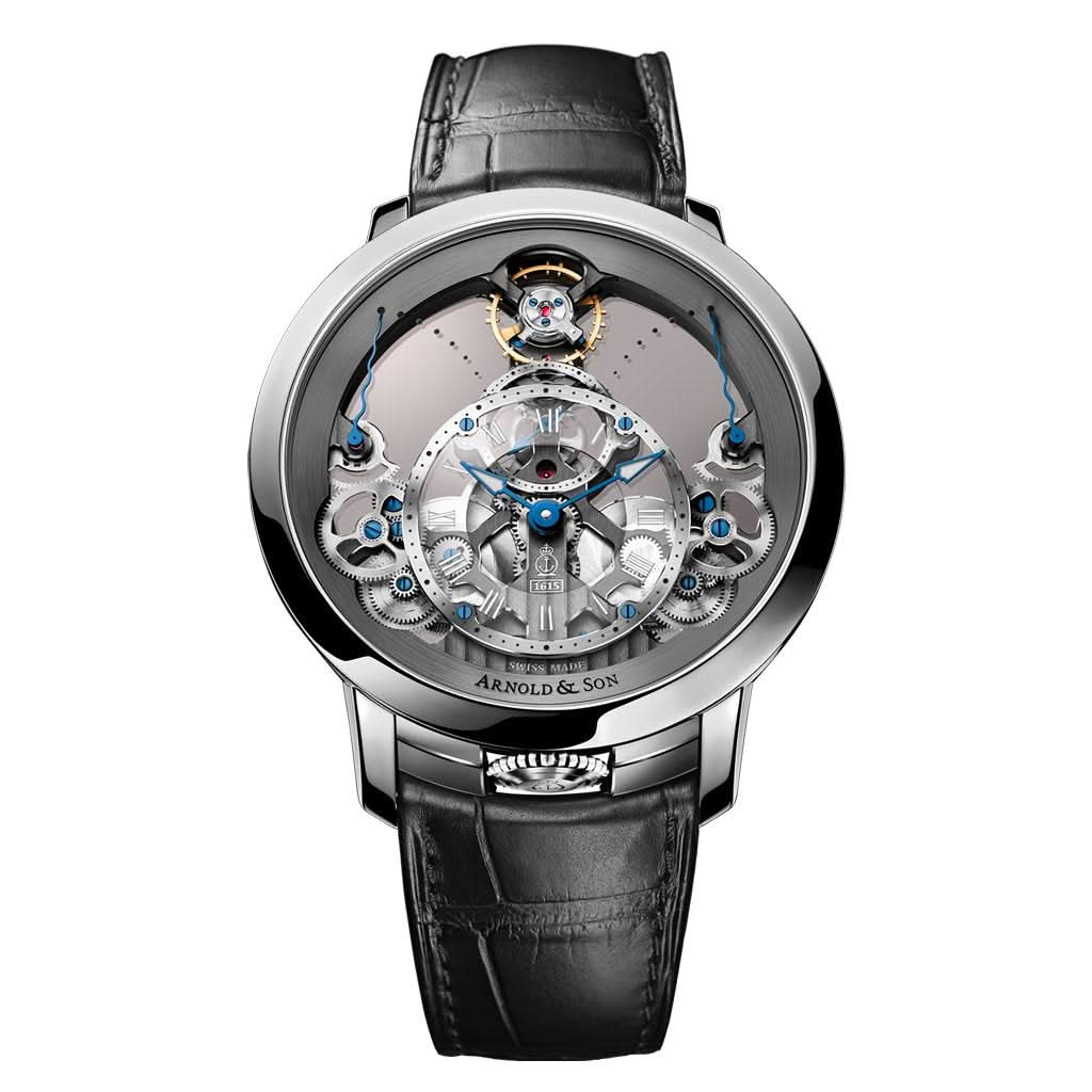 Arnold & Son Luxury Watches Arnold & Son Time Pyramid Steel Watch