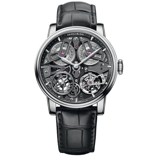 Arnold & Son Luxury Watches Arnold & Son Tourbillon Chronometer No. 36  Steel Watch