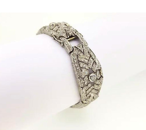 Art Deco Diamond Bracelet, 16.00 carat total