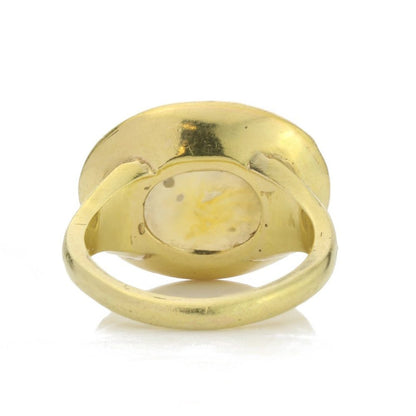 Ancient Roman Agate Intaglio of Pegasus in Vintage Gold Ring, Circa 200 BC Ancient Roman agate intaglio of Pegasus in vintage 1980s 18ct yellow gold ring