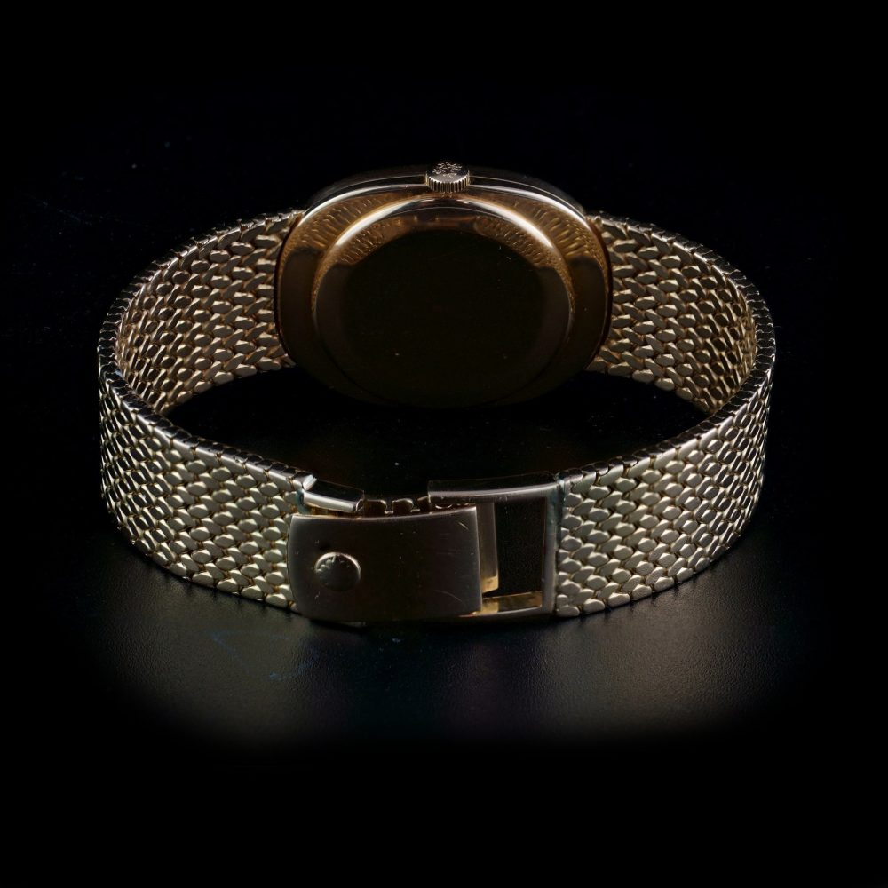 Vintage Patek Philippe Ellipse for Gubelin 18ct Yellow Gold Watch