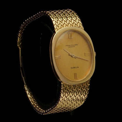 Vintage Patek Philippe Ellipse for Gubelin 18ct Yellow Gold Watch