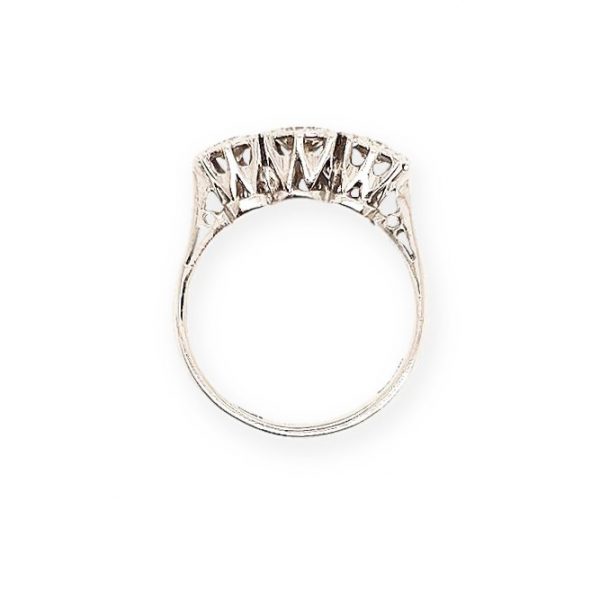 Diamond 0.40 carat Three-Stone Ring in 18ct White Gold