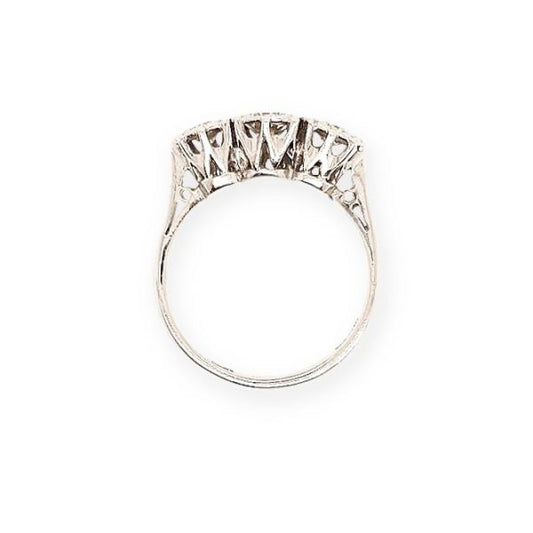 Diamond 0.40 carat Three-Stone Ring in 18ct White Gold