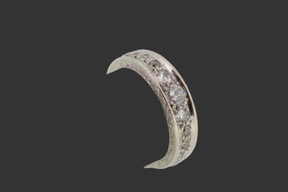 Platinum 1930s eternity ring