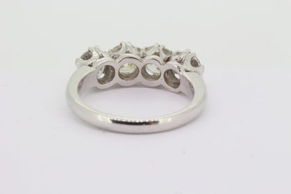 Four Stone Diamond Ring, 2.10 carat total, in 18ct white gold