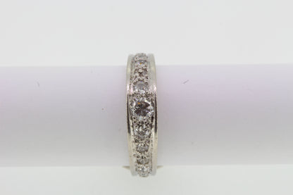 Platinum 1930s eternity ring