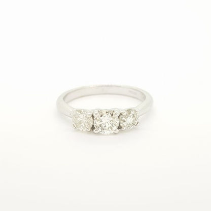 Diamond Three Stone Ring, 0.75 carats