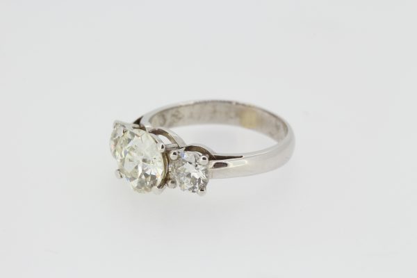 Three Stone Diamond Trilogy Ring