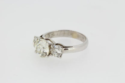 Three Stone Diamond Trilogy Ring