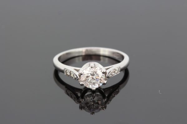 Diamond Solitaire Engagement Ring, 0.96 carats