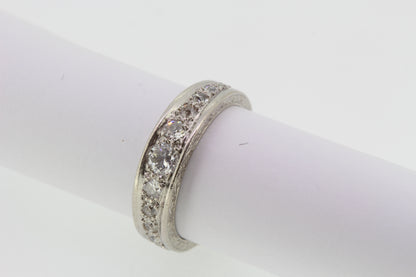 Platinum 1930s eternity ring