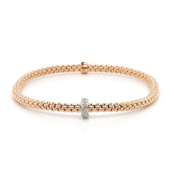 FOPE Prima 18 Carat Rose Gold Flex'it Bracelet