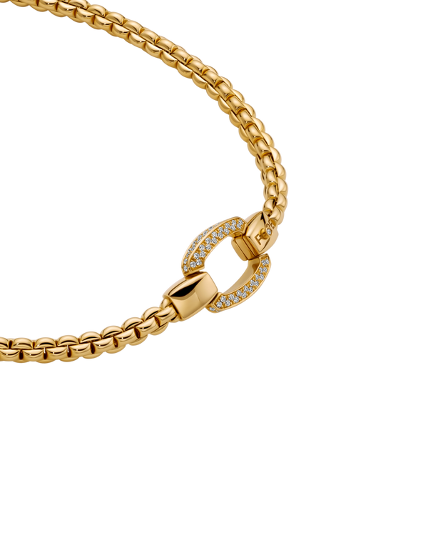 FOPE Eka Collection Flex'it Necklace with Diamond Pave Clasp