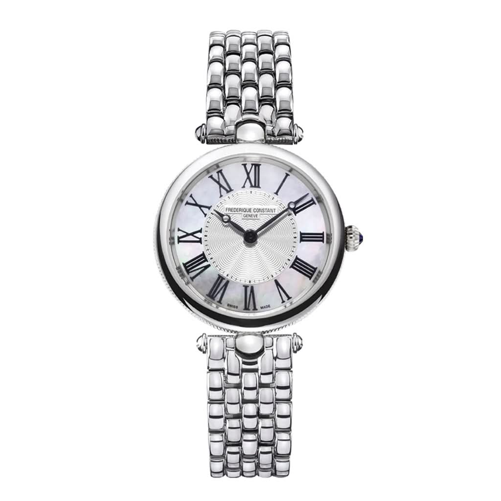 Frederique Constant Art Deco Rond Quartz Watch, FC-200MPW2AR6B
