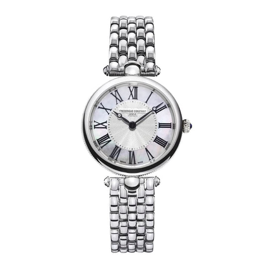 Frederique Constant Art Deco Rond Quartz Watch, FC-200MPW2AR6B