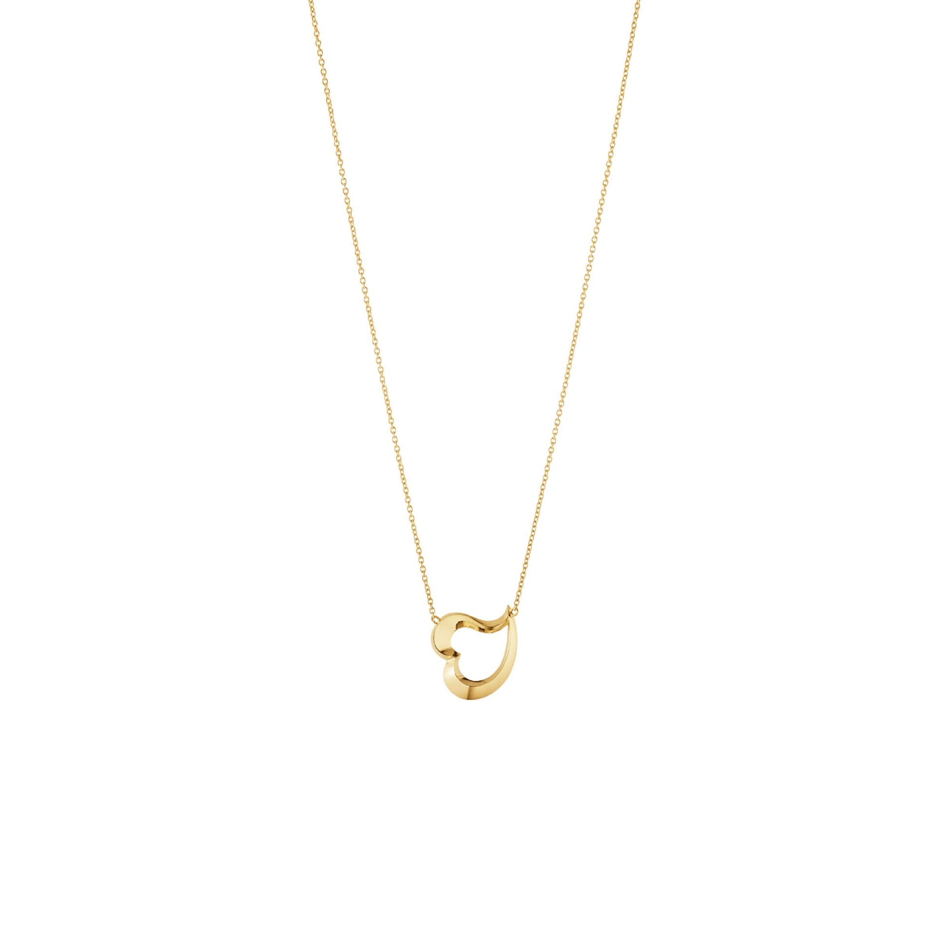 Georg Jensen 18 Carat Yellow Gold Heart Pendant (20001068)