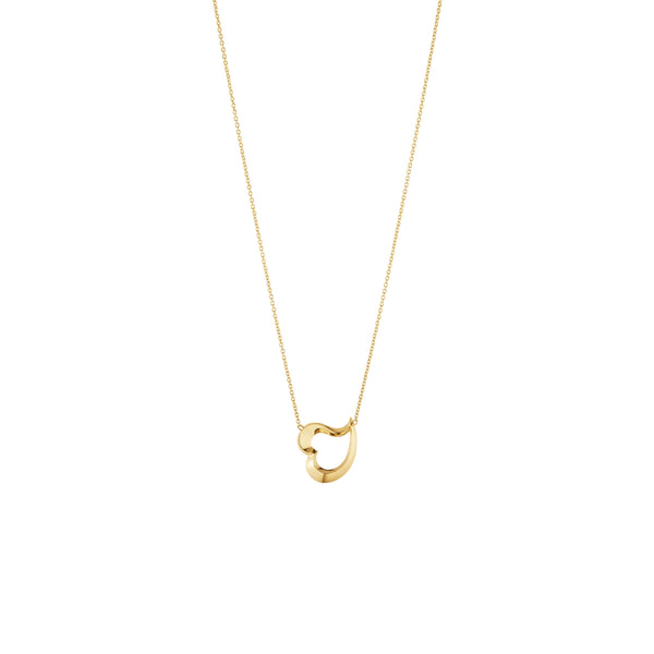 Georg Jensen 18 Carat Yellow Gold Heart Pendant (20001068)
