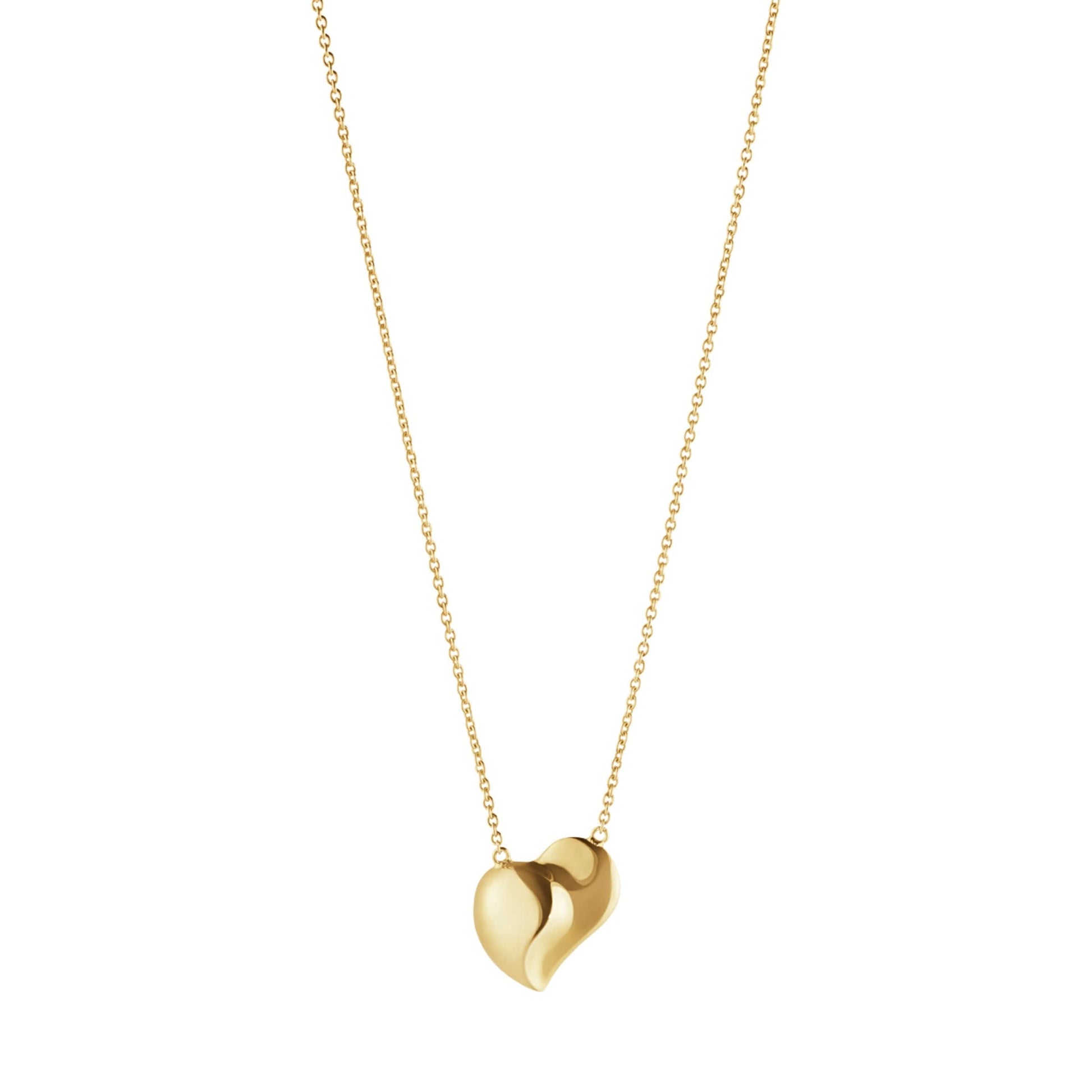 Georg Jensen 18ct Yellow Gold Heart Pendant (20001295)