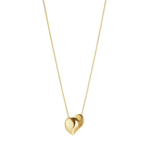 Georg Jensen 18ct Yellow Gold Heart Pendant (20001295)